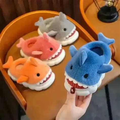 Buy Furry Shark Slippers – Fun, Warm & Comfortable Indoor Shoes