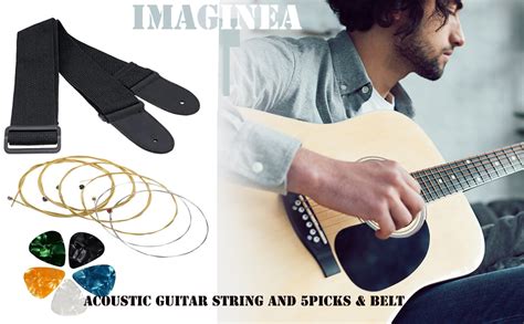 IMAGINEA® Acoustic Guitar String with Replacement Adjustable Guitar ...