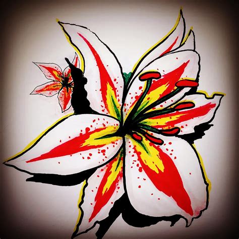 Starfire lilies by doubleWOE7 on DeviantArt