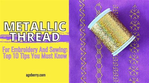 Image result for Using Metallic Thread On Sewing Machine