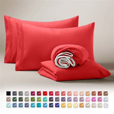 Clara Clark Twin Sheets Set, 1800 Series Deep Pocket Twin Sheet Soft ...