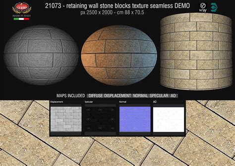 New excellent Retaining Walls stone seamless textures and maps