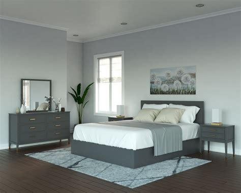 What Wall Color Goes With Gray Bedroom Furniture Roomdsign Com