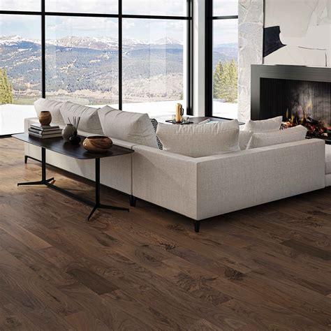 Dark Walnut Hardwood Flooring