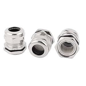 ZHuidjo 3 Pcs PG16 22mm OD Thread Waterproof Fastener Locknut Cable ...