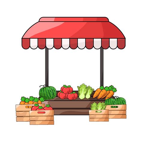 Vegetable Market Cartoon 的图像结果