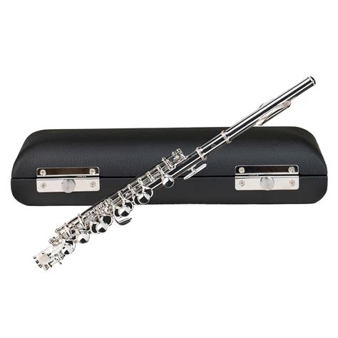 Kadence Silver Piccolo Flute – 16 Keys, Key of C, Closed & Open Hole ...