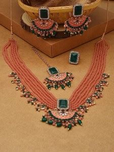 ANOUK Alloy Gold-plated Beige Jewellery Set Price in India - Buy ANOUK ...