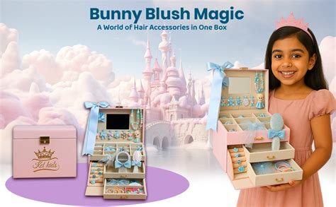 Ket Kids Organizer Ice Princess Vanity Box – Frozen-Inspired Hair ...