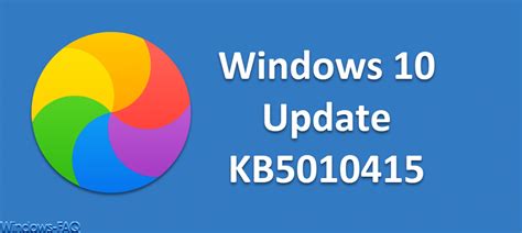 Image result for Problems Installing Windows Update Kb5010415