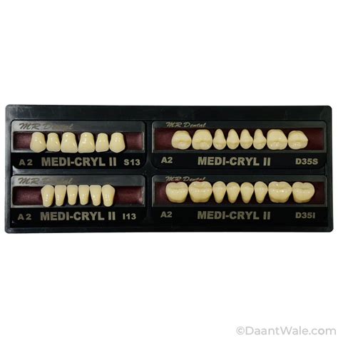 MR Dental Meadway Medi-Cryl Set of 28 Shade A1