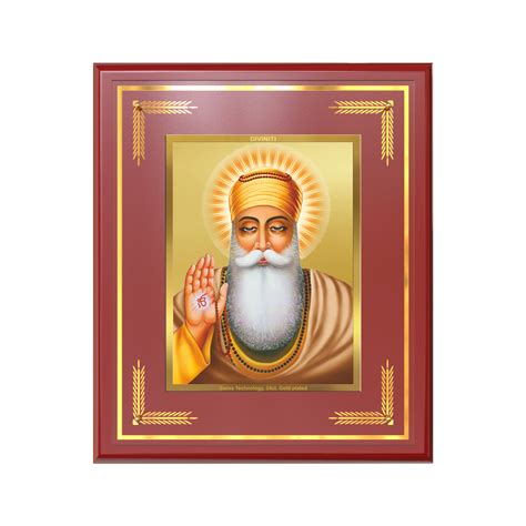 Guru Nanak Dev Ji 24K Gold Plated Wall Frame – DIVINITI LUXURY RETAIL ...