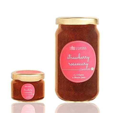 Buy Lopera French Bakery Jam Strawberry With Rosemary 240 Gm Online at ...