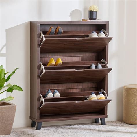 Buy Lewis NXT 15 Pairs Shoe Cabinet - Brown from Home Centre at just ...