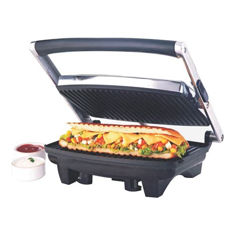 Borosil Jumbo Grill Sandwich Maker | Electric Toaster Maker | Non-Stic ...