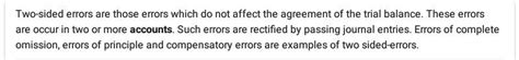 what is two sided errors - Brainly.in