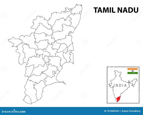 South Tamilnadu Map