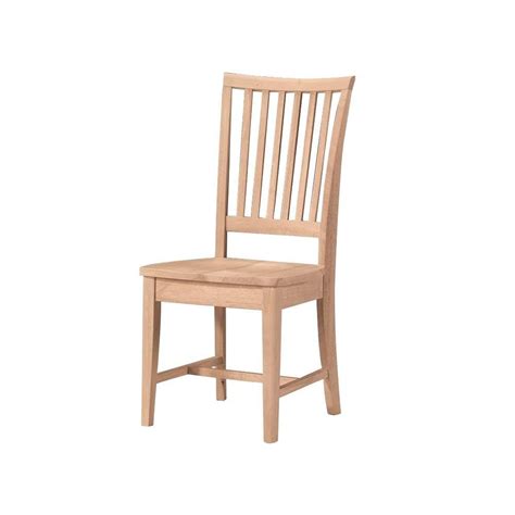 unfinished dining room chairs