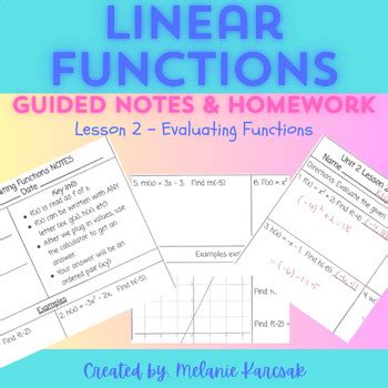 Evaluating Functions Lesson Module 2 的图像结果