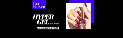 Buy Blue Heaven Hypergel Finish Nailpaint - Medium, Angel White, 101 ...