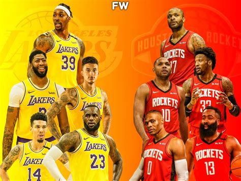 The Full Comparison: Los Angeles Lakers vs. Houston Rockets - Fadeaway ...