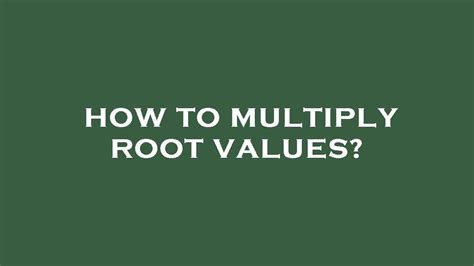Image result for Multiplying Roots Rules