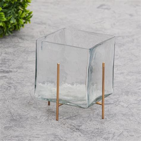 Buy Fiesta Glass Planter with Metal Stand from Home Centre at just INR ...
