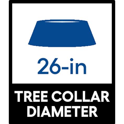 Holiday Living 26.75-in Brown Tree Collar Tree Skirt 21LOW81-4 at Lowes.com