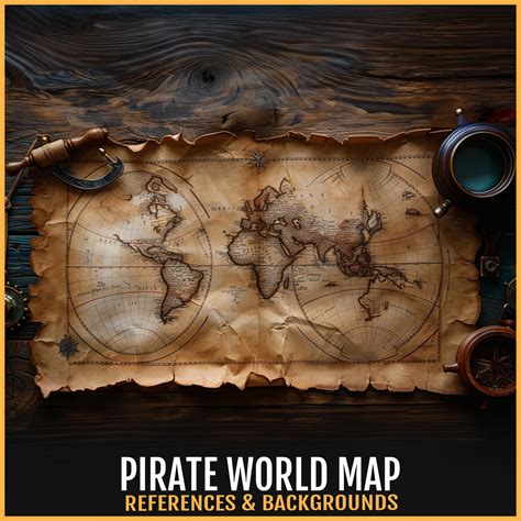 ArtStation - 303 PIRATE WORLD MAP.