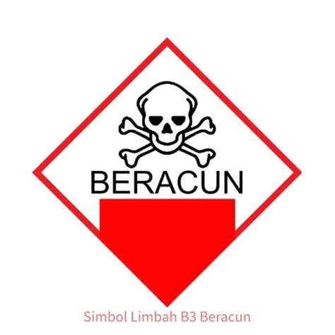 Jual STIKER SIMBOL LABEL K3 LIMBAH B3 HAZMAT BERACUN / TENGKORAK ...