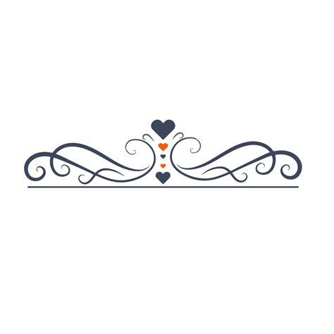 Blue Heart Border Clip Art