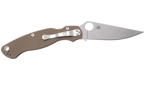 Spyderco Military 2 CPM 15V C36GPBN15V2 Brown G10, Sprint Run 2024 ...