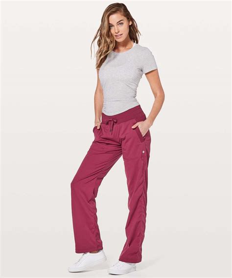 Lululemon Dance Studio Pant III (Regular) *Unlined 32" - Ruby Wine ...