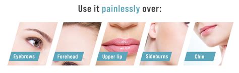 Sirona Reusable Blink & Glow Face Razor for Women - 2 Razors | Painless ...