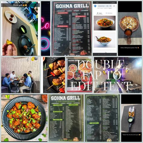 Menu at SOHNA GRILL, Sohna