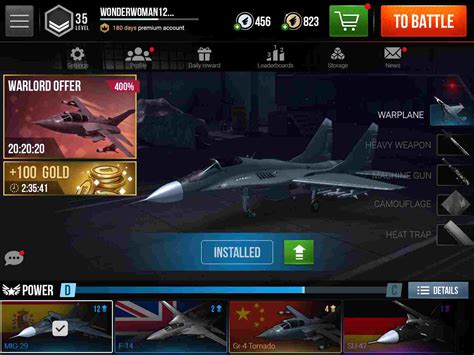 Warplanes mods