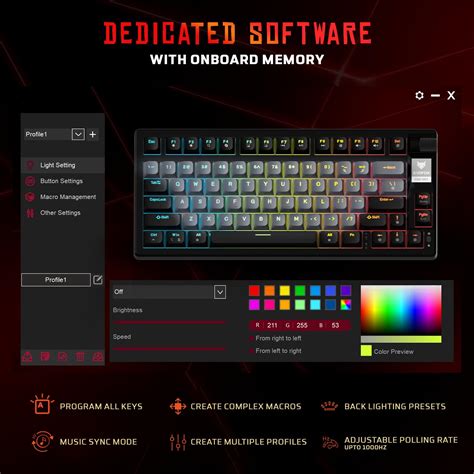 EvoFox Ronin Wired Mechanical Gaming Keyboard | 9 Layer Gasket Sound ...