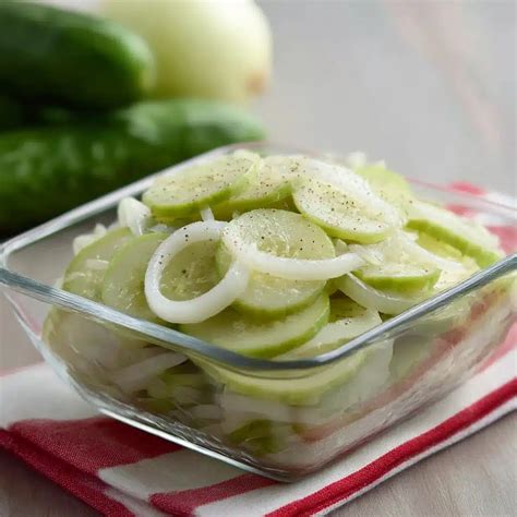 Cucumbers and Onions in Vinegar: Crisp & Tangy Salad Delight