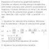 derive the equations of motion for uniformly accelerated motion from ...