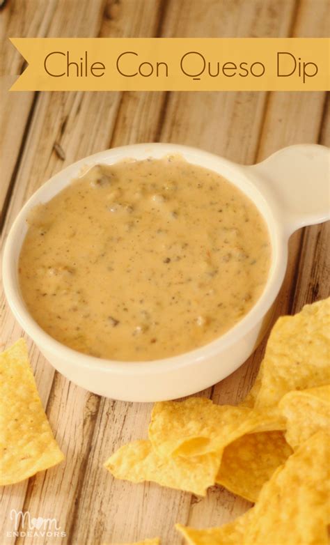 Chile Con Queso Dip - Mom Endeavors