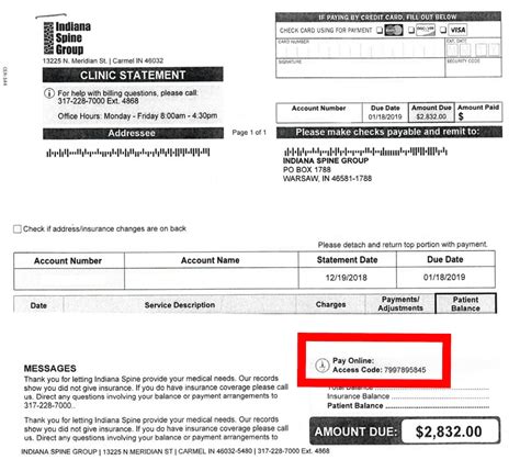 Pay Your Bill Online - Indiana Spine Group