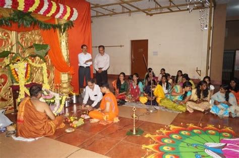 Sharada Pooja and Ayudha Pooja - Besant Evening College, Mangaluru