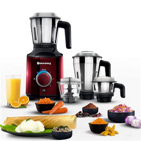 Buy Atomberg MG 1 All-in-One Mixer Grinder for Kitchen with 4 Jars ...