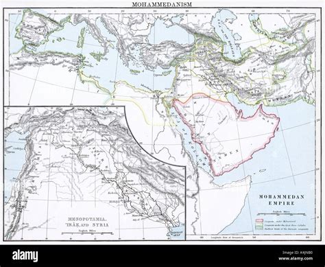 Islamic empire map hi-res stock photography and images - Alamy