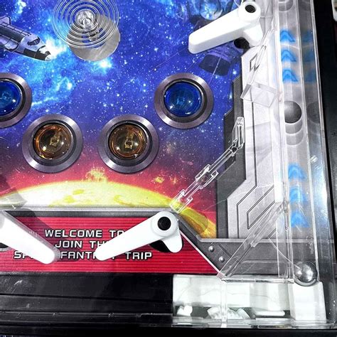 Buy LELLAL Tabletop Pinball Machine Electronic Pinball Game Space ...