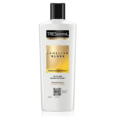 Buy TRESemme Lamellar Gloss Conditioner 190 ml With Amino Gloss Complex ...