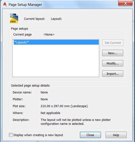 Creating a Layout in AutoCAD 的图像结果