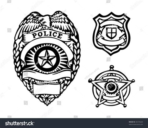 Drawing A Police Badge - Molon Printable