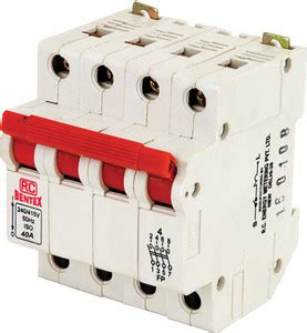 RC BENTEX Four Pole Isolator 40A X04D000010 MCB Price in India - Buy RC ...