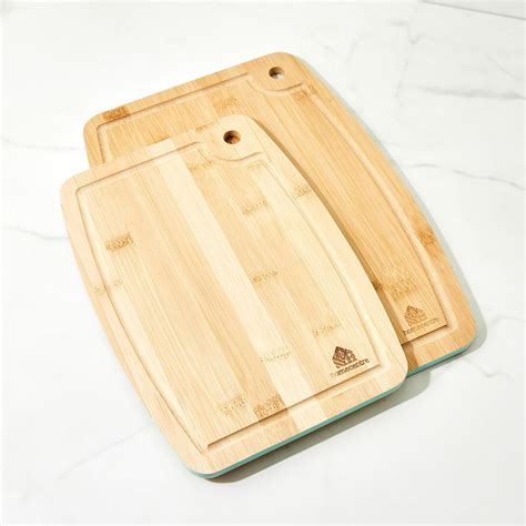 Buy Spinel Perennial Set of 2 Bamboo Chopping Boards from Home Centre ...